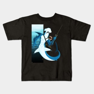 Hammerhead Merfolk Kids T-Shirt